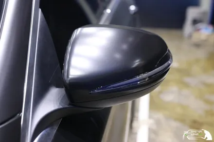 벤츠 C클래스 C200d 에이버리 사틴블랙 사이드미러 랩핑 / 수원 인계동