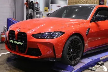 헤드라이트PPF가 필수인 이유, BMW M4 전면 보호시공 / 수원 인계동
