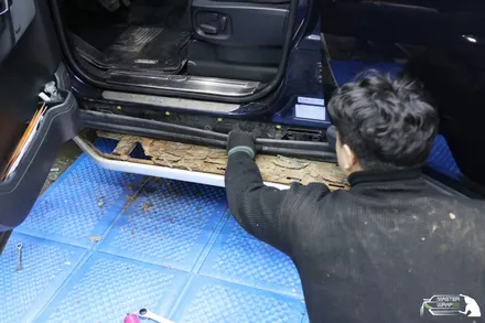 디스커버리4 고정식 사이드 스텝 탈거 후 재 장착! / 수원 인계동