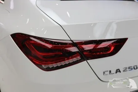 용인 랩핑, 벤츠 CLA 테일램프 스모그필름 시공 / 수원 인계동