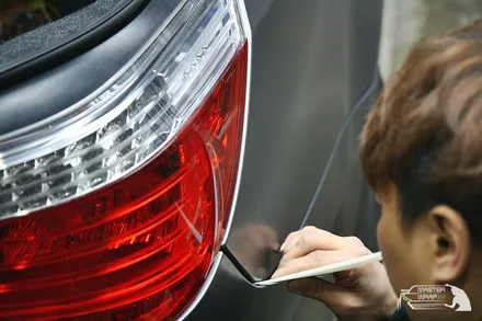 수원랩핑 BMW 5시리즈 전체랩핑 시공 / 수원 인계동