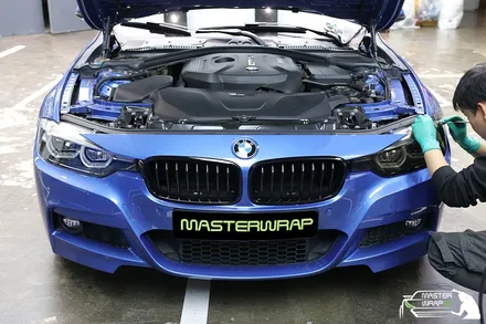 라이트필름과 스포일러PPF 보호시공으로 완벽해진 BMW 3시리즈 330i / 수원 인계동