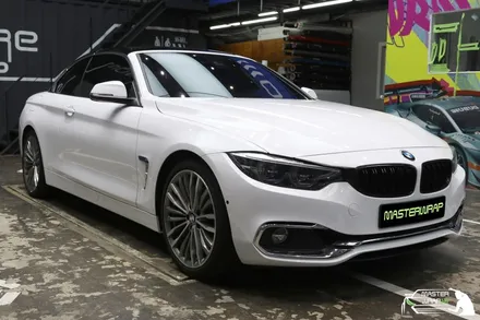 【수원랩핑】 BMW 430i 컨버터블 투톤 전체랩핑 작업 / 수원 인계동