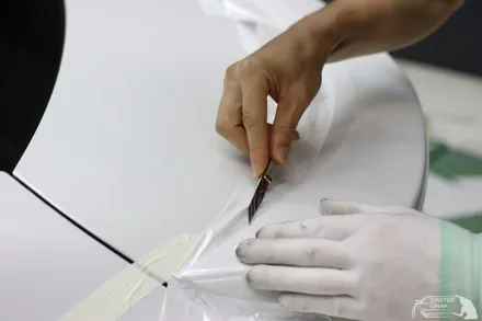 렉서스 ES300h 전체 화이트 랩핑, 수원랩핑으로 완벽 변신 / 수원 인계동