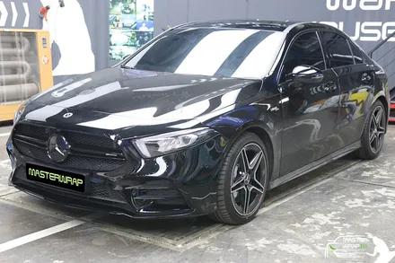 크롬죽이기 블랙 톤다운 랩핑으로 스타일리쉬해진 벤츠 A클래스 a35 amg / 수원 인계동