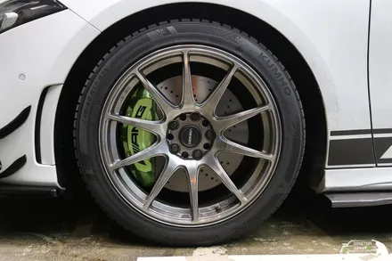 벤츠 A35 AMG 캘리퍼도색 독특한 애플민트 컬러 시공! / 수원 인계동