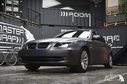 수원랩핑 BMW 5시리즈 전체랩핑 시공 / 수원 인계동