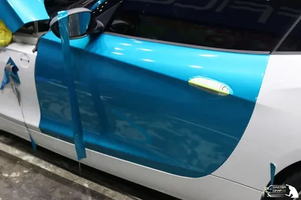 수원랩핑 BMW Z4의 화려한 대변신, 전체랩핑 시공 / 수원 인계동