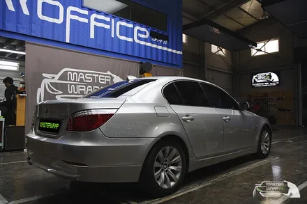 수원랩핑 BMW 5시리즈 전체랩핑 시공 / 수원 인계동