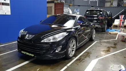 수원랩핑 푸조RCZ 루프라인 실버크롬 반짝반짝 눈부신 포인트랩핑 / 수원 인계동