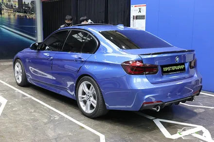 라이트필름과 스포일러PPF 보호시공으로 완벽해진 BMW 3시리즈 330i / 수원 인계동