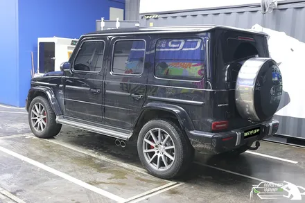 벤츠 G63 amg 지바겐 차량에 크롬죽이기, 크롬딜리트 시공으로 보다 웅장해진 존재감! / 수원 인계동