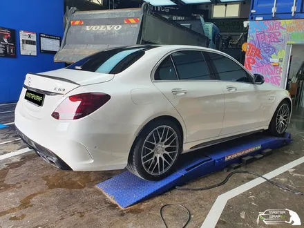 【용인랩핑】 벤츠 c63 amg 크롬죽이기 시공 / 수원 인계동