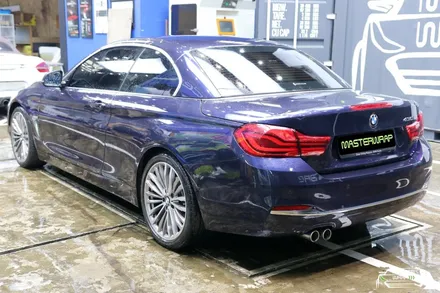 【수원랩핑】 BMW 430i 컨버터블 투톤 전체랩핑 작업 / 수원 인계동