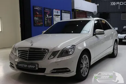 수원 벤츠 E300 루프스킨 시공, 랩핑으로 오래된 루프 변신 / 수원 인계동