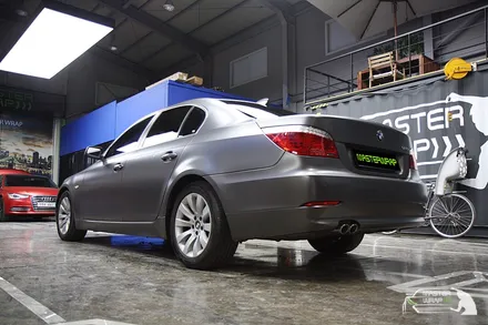 수원랩핑 BMW 5시리즈 전체랩핑 시공 / 수원 인계동