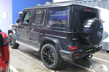 벤츠 G63 amg 지바겐 차량에 크롬죽이기, 크롬딜리트 시공으로 보다 웅장해진 존재감! / 수원 인계동