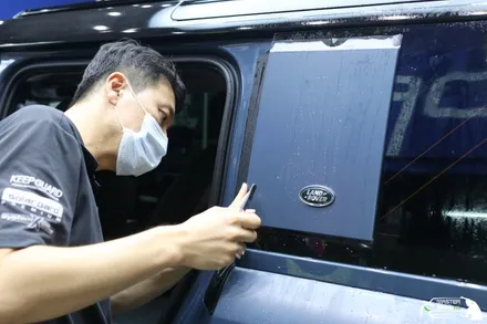 랜드로버 디펜더 110 전체 무광PPF와 범퍼도색 작업 / 수원 인계동