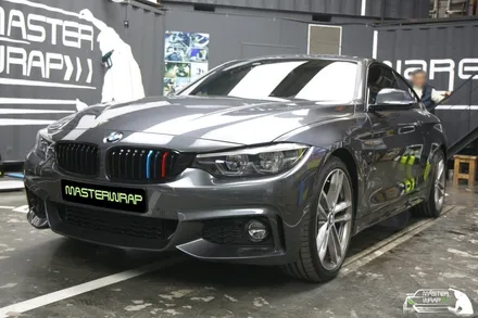 수원랩핑 BMW 4시리즈 430i 그릴랩핑, PPF로 나만의 개성있는 차 만들기! / 수원 인계동