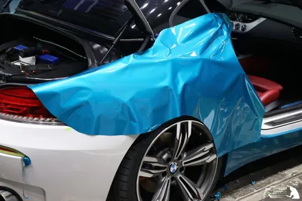 수원랩핑 BMW Z4의 화려한 대변신, 전체랩핑 시공 / 수원 인계동