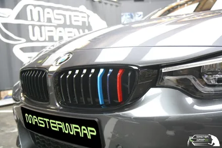 수원랩핑 BMW 4시리즈 430i 그릴랩핑, PPF로 나만의 개성있는 차 만들기! / 수원 인계동