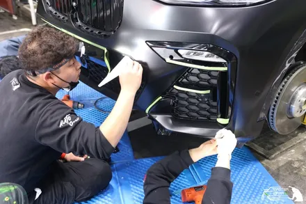 자동차랩핑으로 BMW X7 다크쉐도우 에디션 따라잡기! / 수원 인계동