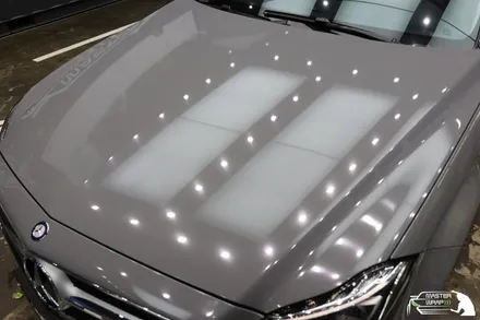 벤츠 cls클래스 cls350d 락 그레이 전체 차량랩핑 시공 / 수원 인계동