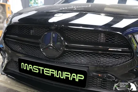 크롬죽이기 블랙 톤다운 랩핑으로 스타일리쉬해진 벤츠 A클래스 a35 amg / 수원 인계동