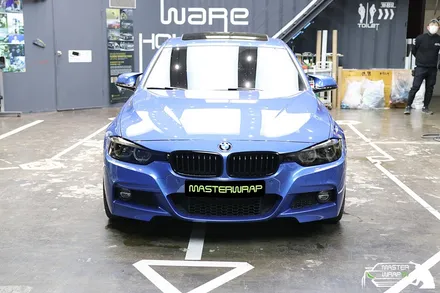 라이트필름과 스포일러PPF 보호시공으로 완벽해진 BMW 3시리즈 330i / 수원 인계동