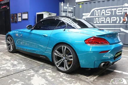 수원랩핑 BMW Z4의 화려한 대변신, 전체랩핑 시공 / 수원 인계동