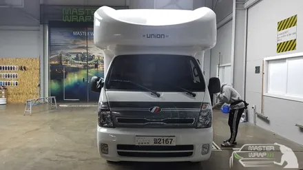 유니온 알브이 나디아 F350 데칼랩핑 / 수원 인계동
