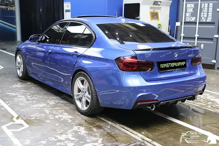 라이트필름과 스포일러PPF 보호시공으로 완벽해진 BMW 3시리즈 330i / 수원 인계동