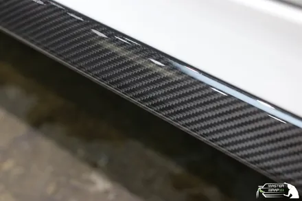 벤츠 C63 amg 카본파츠를 보호하는 자동차PPF 시공 / 수원 인계동