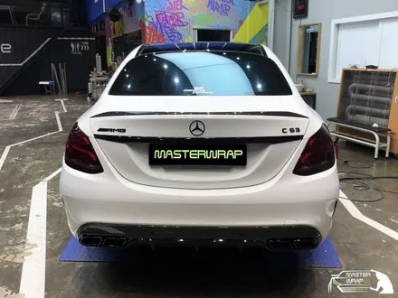 【용인랩핑】 벤츠 c63 amg 크롬죽이기 시공 / 수원 인계동