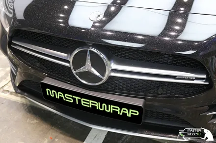 크롬죽이기 블랙 톤다운 랩핑으로 스타일리쉬해진 벤츠 A클래스 a35 amg / 수원 인계동