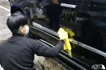 캐딜락 에스컬레이드 에이버리 사틴블랙 랩핑 전체시공 / 수원 인계동
