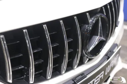 【수원랩핑】 벤츠 C63 amg 그릴 세로줄 랩핑 / 수원 인계동