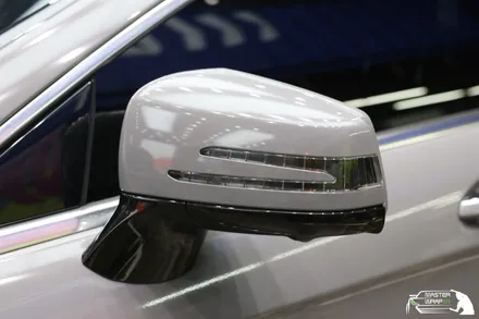 벤츠 cls클래스 cls350d 락 그레이 전체 차량랩핑 시공 / 수원 인계동