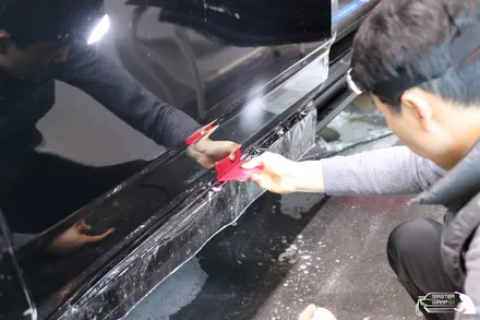 캐딜락 에스컬레이드 전체 용인 PPF 및 블랙유광 휠 도색 / 수원 인계동