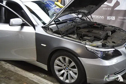 수원랩핑 BMW 5시리즈 전체랩핑 시공 / 수원 인계동
