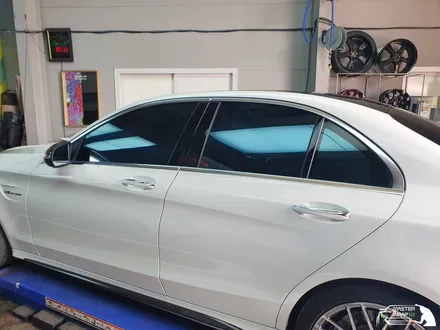 【용인랩핑】 벤츠 c63 amg 크롬죽이기 시공 / 수원 인계동