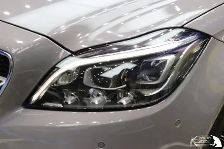 벤츠 cls클래스 cls350d 락 그레이 전체 차량랩핑 시공 / 수원 인계동