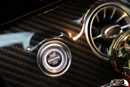 수원랩핑 벤츠 gt43 amg 사틴블랙 전체랩핑과 실내 카본튜닝까지! / 수원 인계동