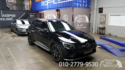 벤츠 GLC 43 AMG 쿠페 바이퍼라인으로 포인트데칼 넣기! / 수원 인계동