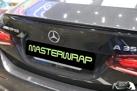 크롬죽이기 블랙 톤다운 랩핑으로 스타일리쉬해진 벤츠 A클래스 a35 amg / 수원 인계동