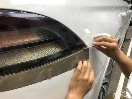 링컨 에비에이터 자동차 라이트필름 테일램프 시공 / 수원 인계동