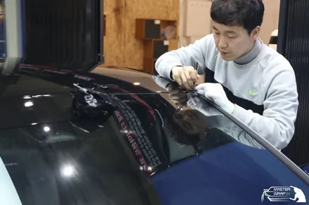 군더더기 없는 자동차루프스킨 시공으로 업그레이드 된 / 수원 인계동