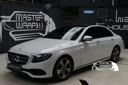 e클래스 W213 루프스킨 제거, 수원 3M 2080글로스블랙 시공기 / 수원 인계동
