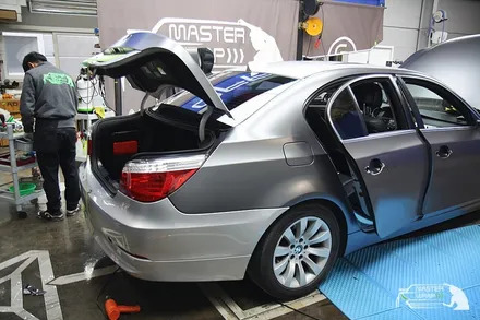 수원랩핑 BMW 5시리즈 전체랩핑 시공 / 수원 인계동