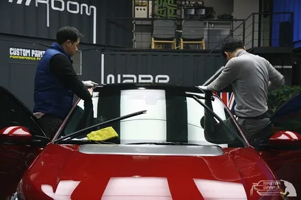 랜드로버 디스커버리스포츠 블랙팩 피렌체 레드 시공 / 수원 인계동